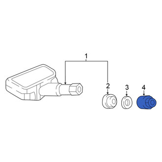 Honda OE - Tire Pressure Monitoring System (TPMS) Sensor Nut