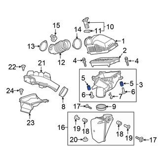 Honda OE - Air Filter Housing Grommet