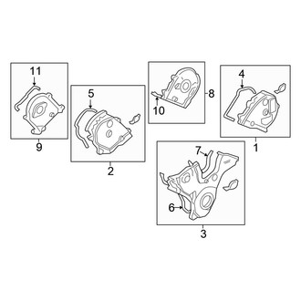 Honda OE - Engine / Transaxle - Valve & Timing Covers (Black Edition / RT / RTL / RTL-E / RTL-T / RTS / Sport)