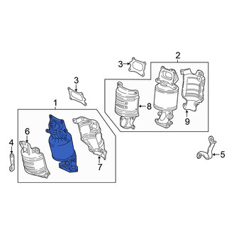 Honda OE - Exhaust Crossover Pipe