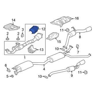 Honda OE - Front Floor Pan Heat Shield