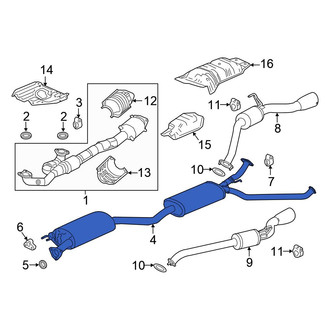 Honda OE - Exhaust Muffler