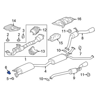 Honda OE - Exhaust System Hanger
