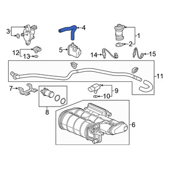 Honda OE - Evaporative Emissions System Lines