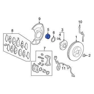 Honda OE - Front Wheel Bearing
