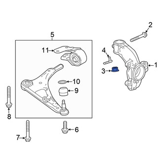 Honda OE - Steering Knuckle Nut