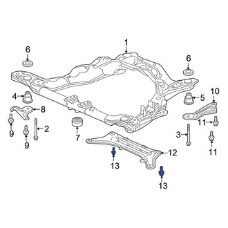 Honda OE - Suspension Crossmember Bolt