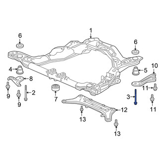 Honda OE - Rear Suspension Crossmember Bolt