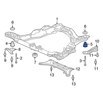 Honda OE - Rear Suspension Crossmember Insulator