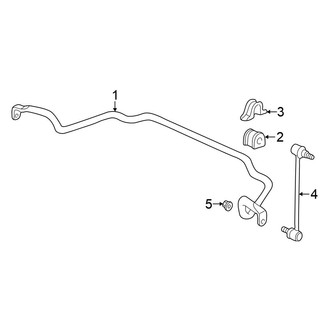 Honda OE - Front Suspension - Stabilizer Bar & Components
