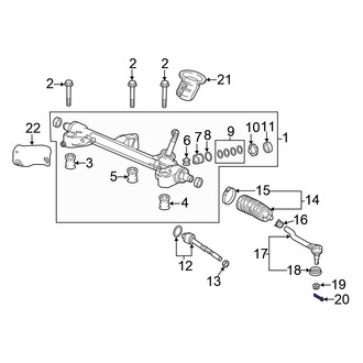 Honda OE - Steering Tie Rod End Cotter Pin