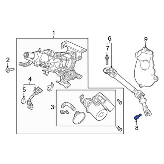 Honda OE - Lower Steering Shaft Bolt