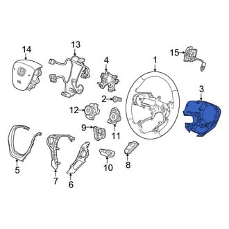 Honda OE - Steering Wheel Back Cover