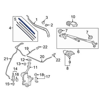 Honda OE - Front Right Wiper Blade