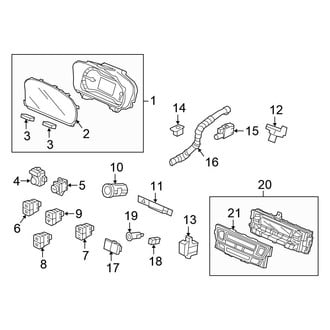 Honda OE - Instrument Panel - Cluster & Switches (Black Edition / TrailSport)
