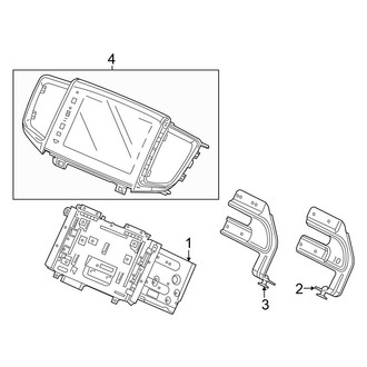 Honda OE - Instrument Panel - Sound System (Radio, W/O Navigation), (Sport)