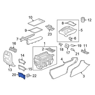 Honda OE - Rear Audio Auxiliary Jack