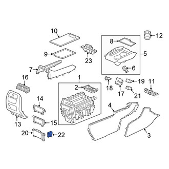 Honda OE - Rear Audio Auxiliary Jack