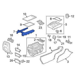 Honda OE - Rear Console Trim Panel