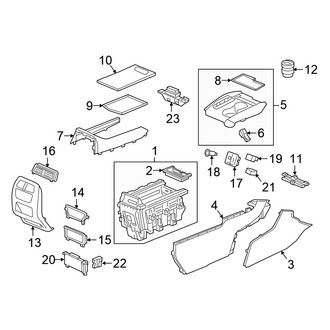 Honda OE - Center Console (Console & Components)