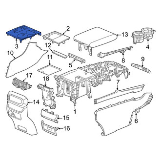 Honda OE - Automatic Transmission Shift Cover Plate