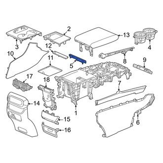 Honda OE - Center Console Trim Panel
