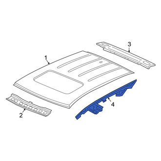 Honda OE - Left Roof Side Rail
