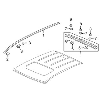 Honda OE - Roof - Exterior Trim