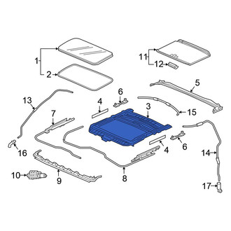 Honda OE - Sunroof Frame