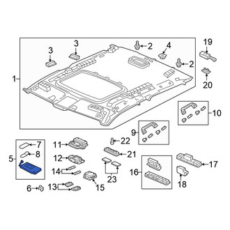 Honda OE - Left Sun Visor