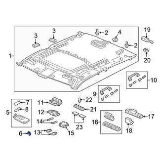 Honda OE - Sun Visor Holder