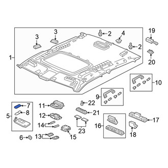 Honda OE - Right Sun Visor Light