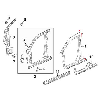 Honda OE - Pillars, Rocker & Floor - Aperture Panel