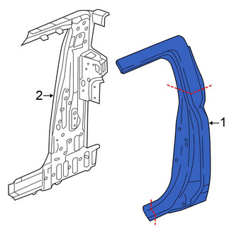 Honda OE - Left Body C-Pillar