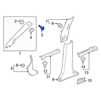 Honda OE - GPS Navigation Control Module Bolt