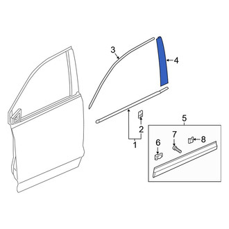 Honda OE - Front Right Door Applique