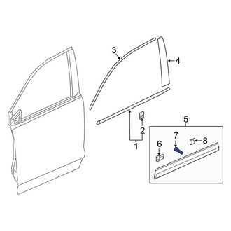 Honda OE - Door Molding Screw