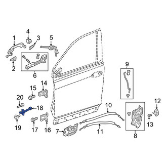 Honda OE - Front Right Door Check