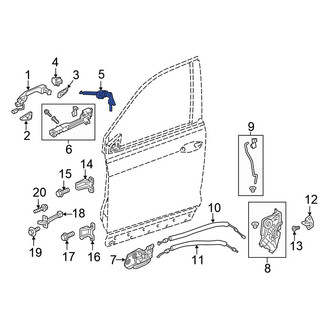 Honda OE - Front Left Door Lock Cylinder