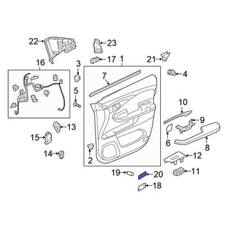 Honda OE - Front Courtesy Light Lens