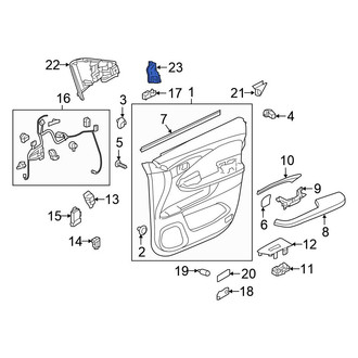 Honda OE - Front Left Collision Avoidance Warning Indicator