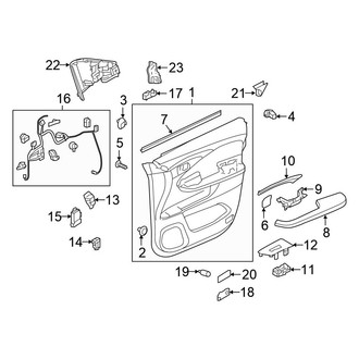 Honda OE - Front Door - Interior Trim