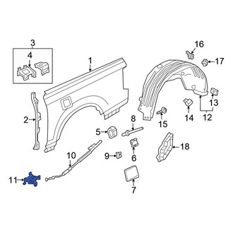 Honda OE - Rear Fuel Filler Door Lock Actuator
