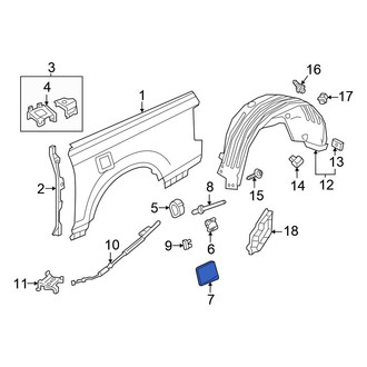 Honda OE - Rear Fuel Filler Door