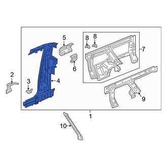 Honda OE - Left Body C-Pillar