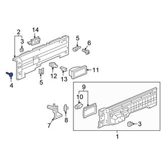 Honda OE - Truck Bed Liner Bolt