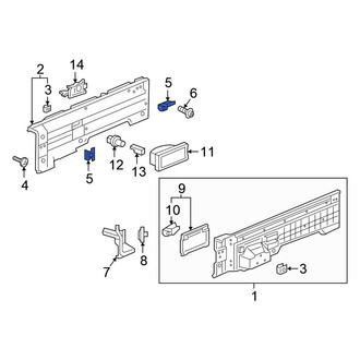 Honda OE - Rear Tie Down Hook