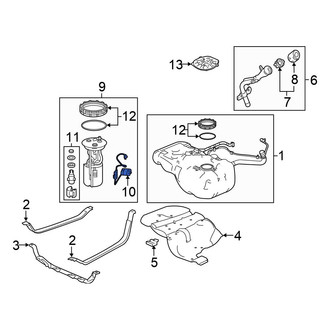 Honda OE - Fuel Sender and Hanger Assembly