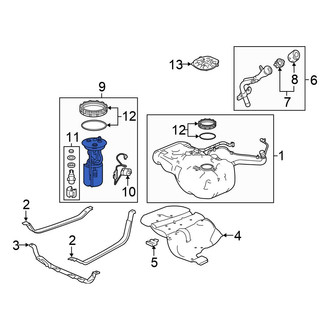 Honda OE - Fuel Pump and Sender Assembly