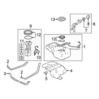 Honda OE - Fuel System Components
